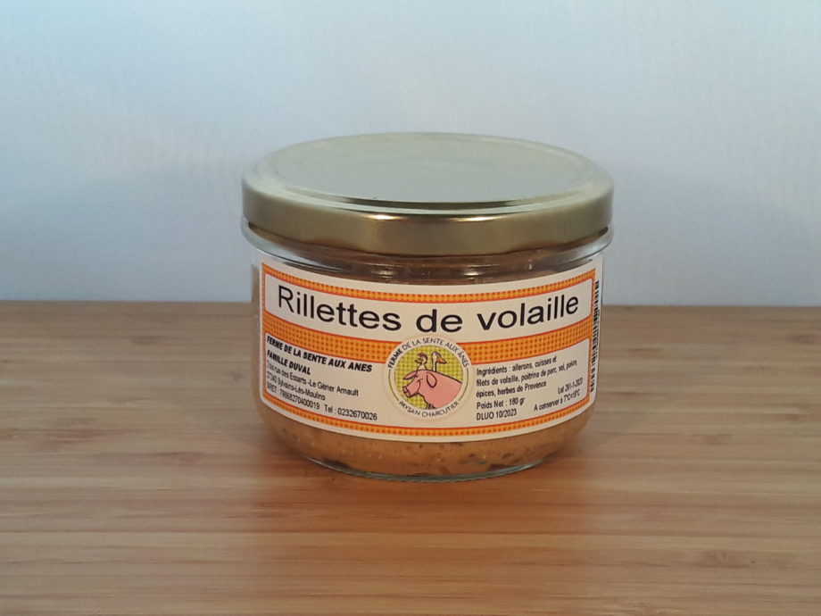 Rillettes de volaille (180g)