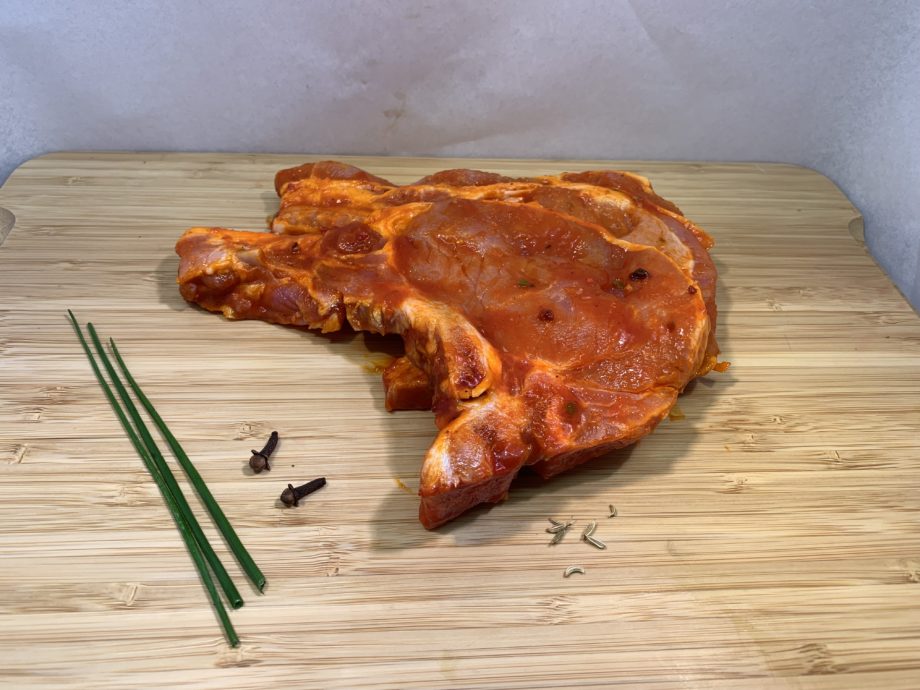 Côtes marinées BBQ (2x180gr)