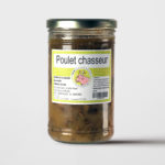Poulet Chasseur (champignons, vin blanc) (2 parts)