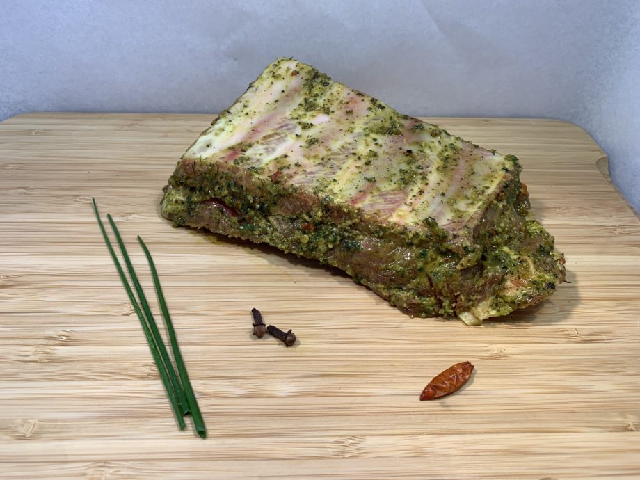 Travers de porc mariné aux Herbes (400gr)