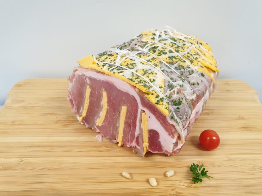 Rôti Cheddar-bacon (5parts, 1kg)