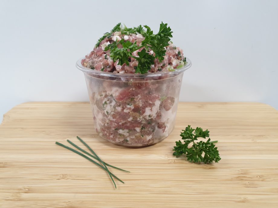 Chair à saucisse (oignons, persil) (500gr)