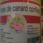 Cuisses de canard confites (2 parts, 500g)