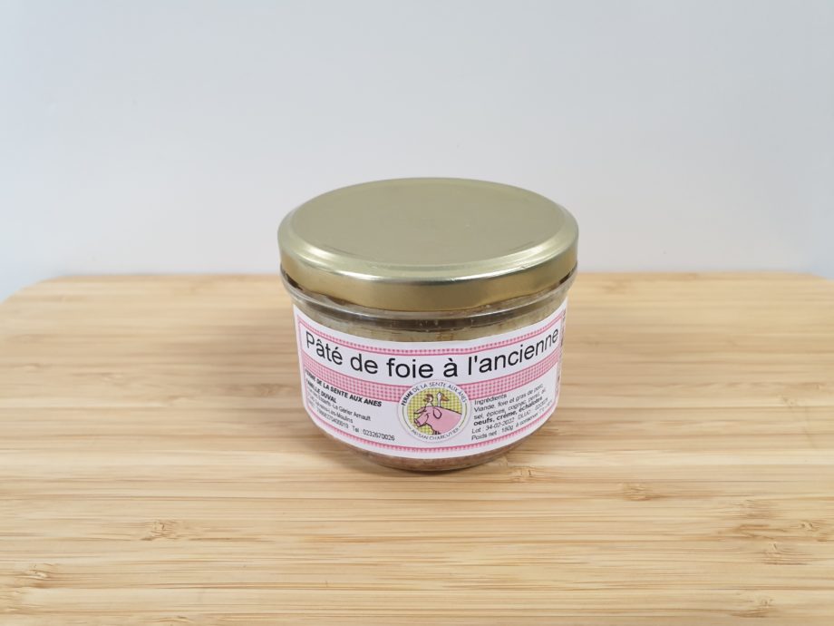 Pâté de foie à l'ancienne (180g)