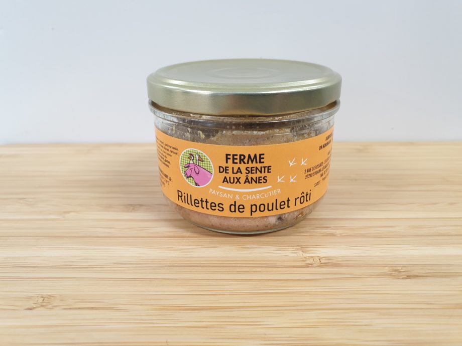 Rillettes de poulet rôti (180g)