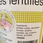 Saucisses lentilles (2 parts)