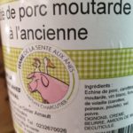 Sauté de porc à la moutarde à l'ancienne (2 parts)