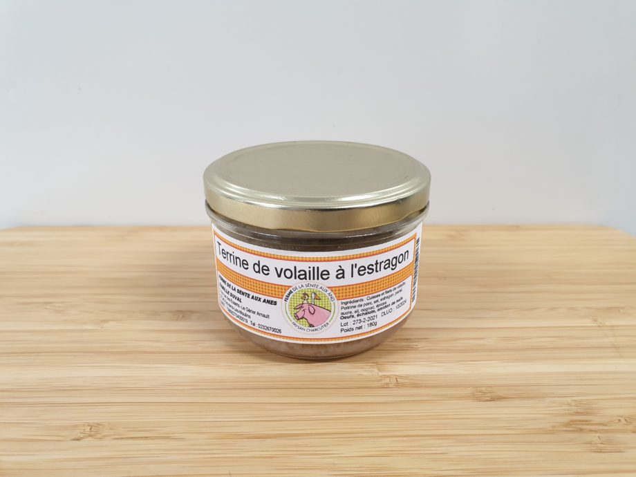 Terrine de volaille estragon (180g)