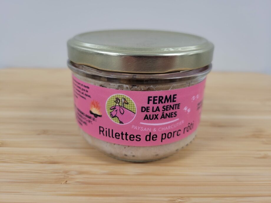Rillettes de porc rôti (180g)