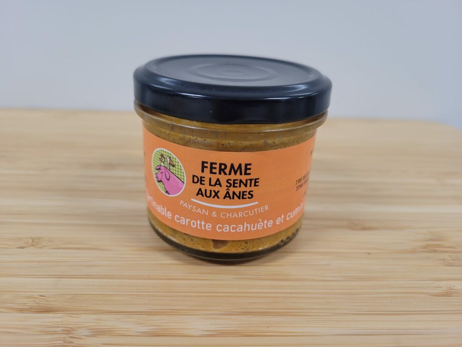 Tartinable carotte-cacahuète-cumin (90g)