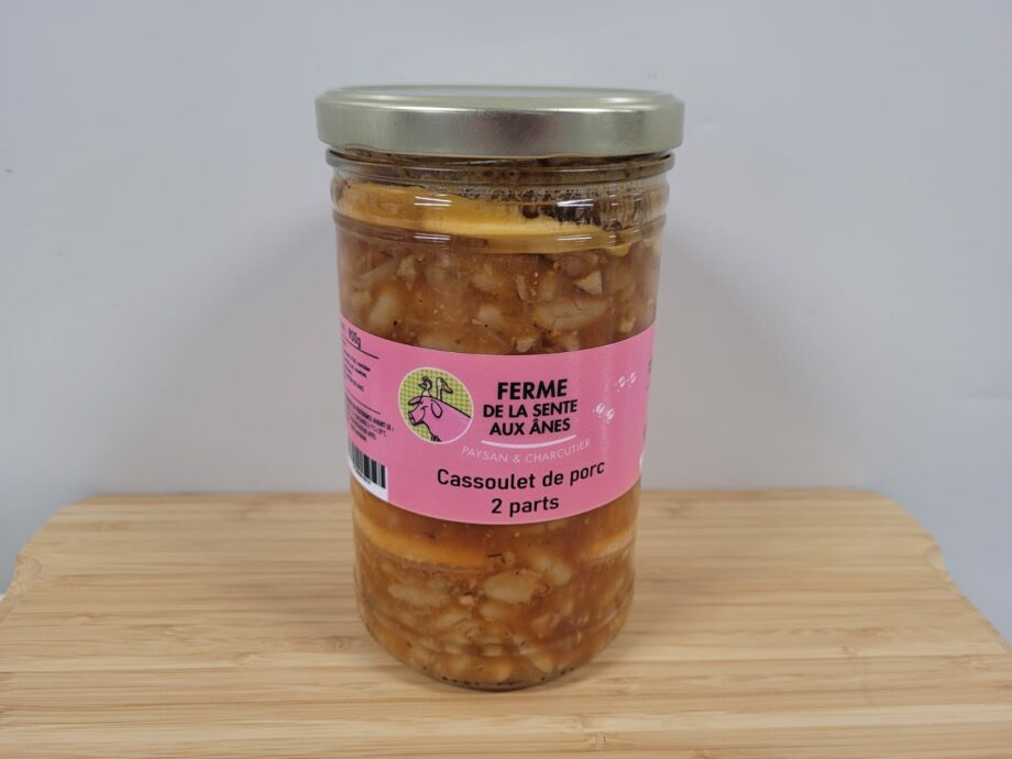 Cassoulet de porc (2 parts, 900g)